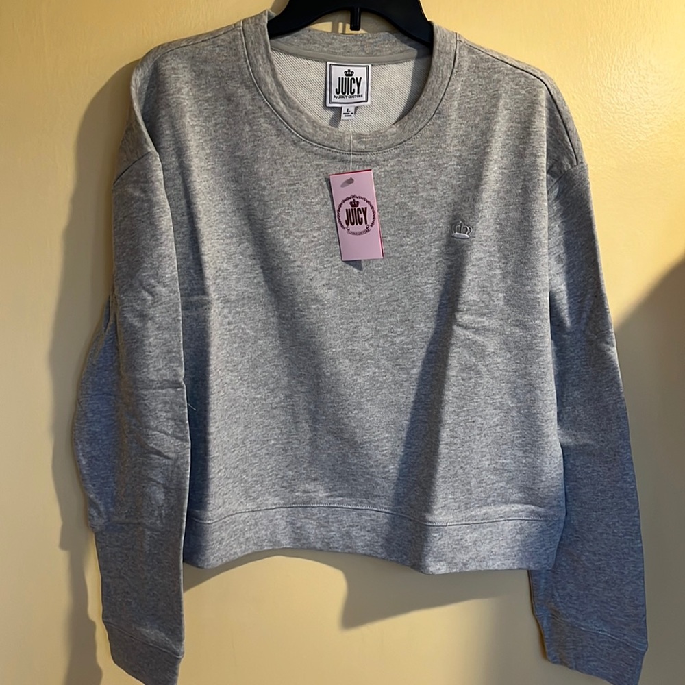 Juicy Couture Grey Powder Heather Sweater